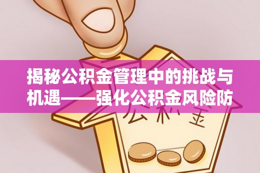 铁锋揭秘公积金管理中的挑战与机遇——强化公积金风险防控的多维策略