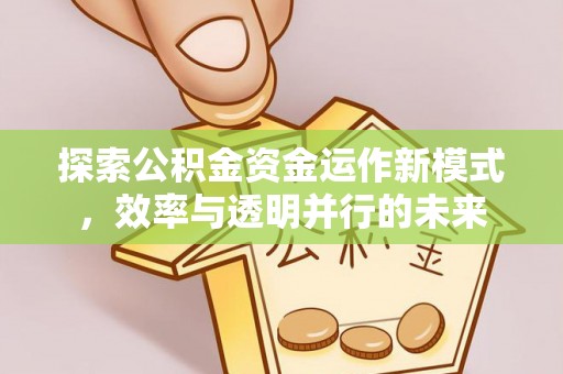 铁锋探索公积金资金运作新模式，效率与透明并行的未来