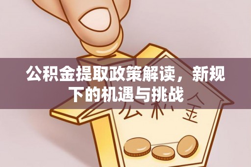 铁锋公积金提取政策解读，新规下的机遇与挑战
