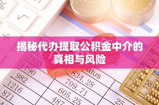 铁锋揭秘代办提取公积金中介的真相与风险