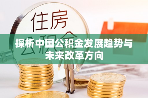 铁锋探析中国公积金发展趋势与未来改革方向