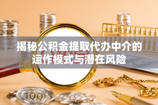 铁锋揭秘公积金提取代办中介的运作模式与潜在风险