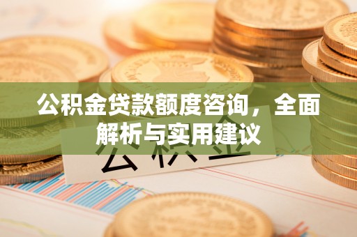 铁锋公积金贷款额度咨询，全面解析与实用建议