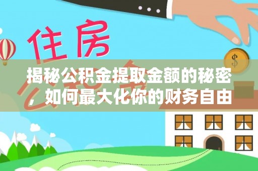 铁锋揭秘公积金提取金额的秘密，如何最大化你的财务自由