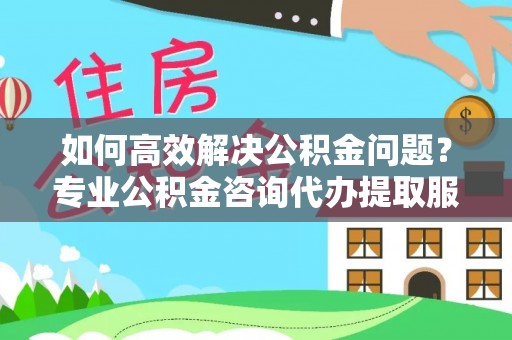 铁锋如何高效解决公积金问题？专业公积金咨询代办提取服务来帮你
