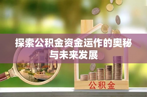 铁锋探索公积金资金运作的奥秘与未来发展