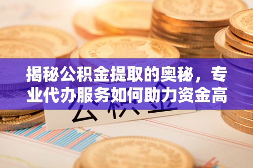 铁锋揭秘公积金提取的奥秘，专业代办服务如何助力资金高效管理