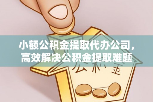 铁锋小额公积金提取代办公司，高效解决公积金提取难题