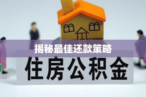 铁锋揭秘最佳还款策略