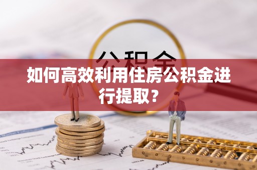 铁锋如何高效利用住房公积金进行提取？
